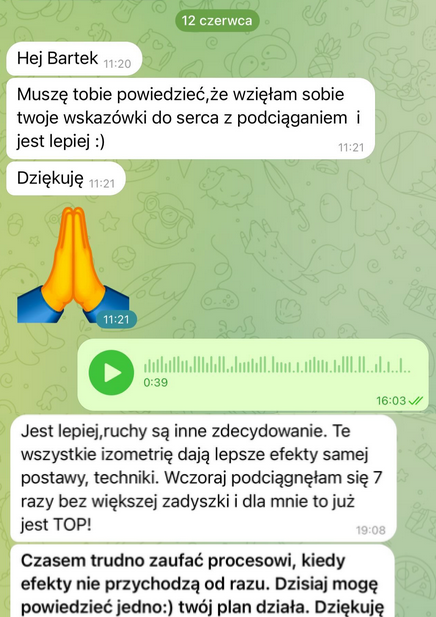 Opinia podopiecznego nr7